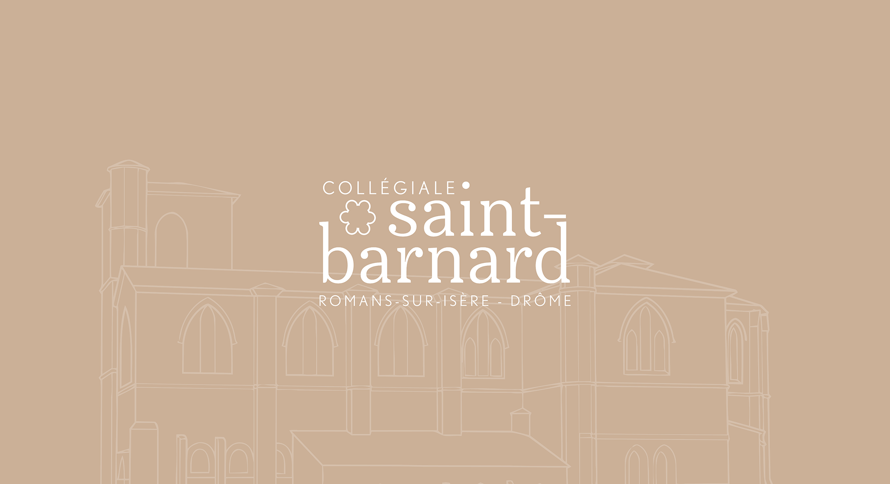 Collégiale Saint-Barnard création par Alicia Pioche - Designer Graphique à Valence
